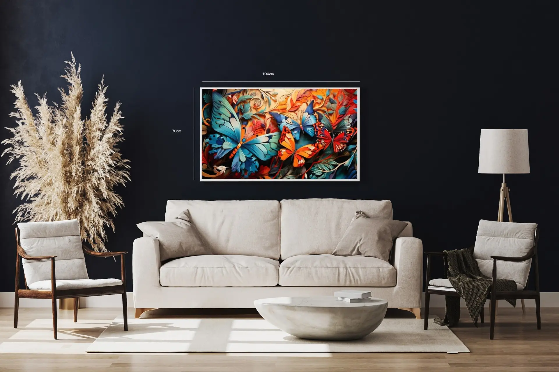 Butterfly Bloom Harmony Plakat