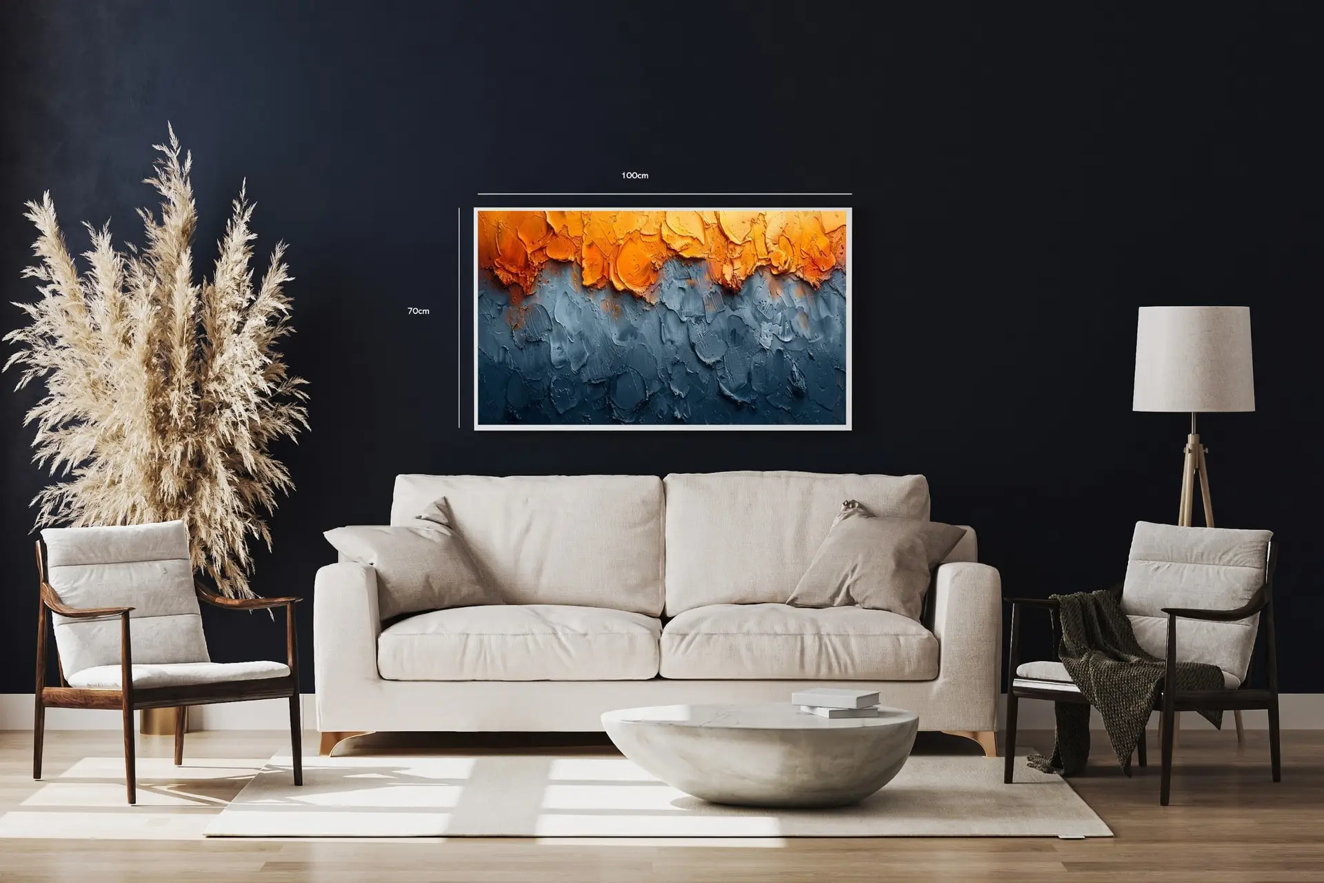 Molten Layers Texture Plakat