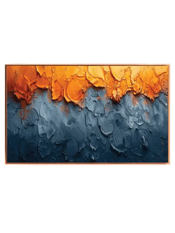 Molten Layers Texture Plakat