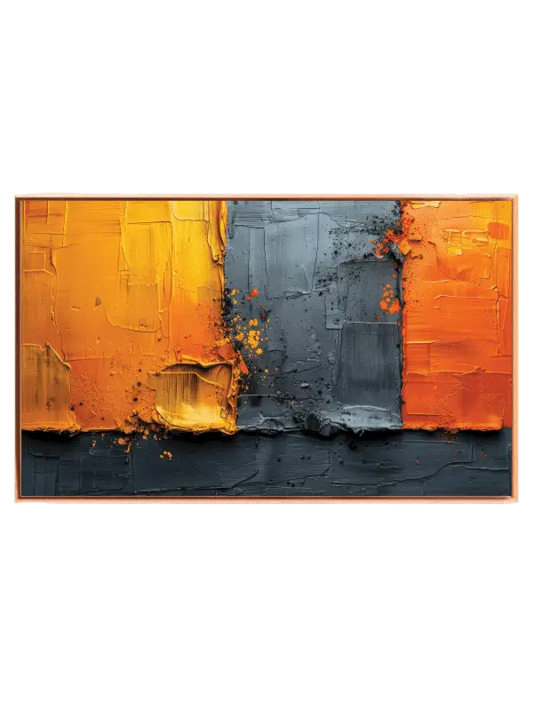 Amber Steel Layers Plakat