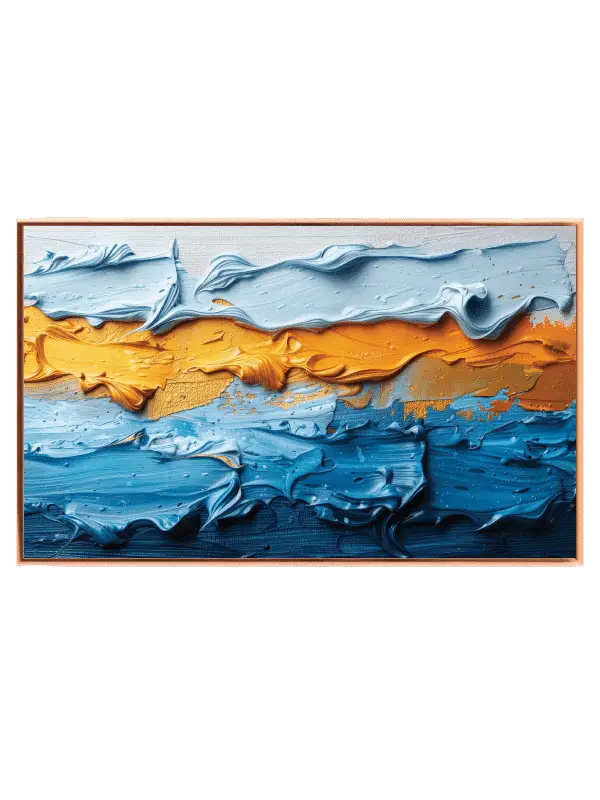 Aqua Flame Layers Plakat