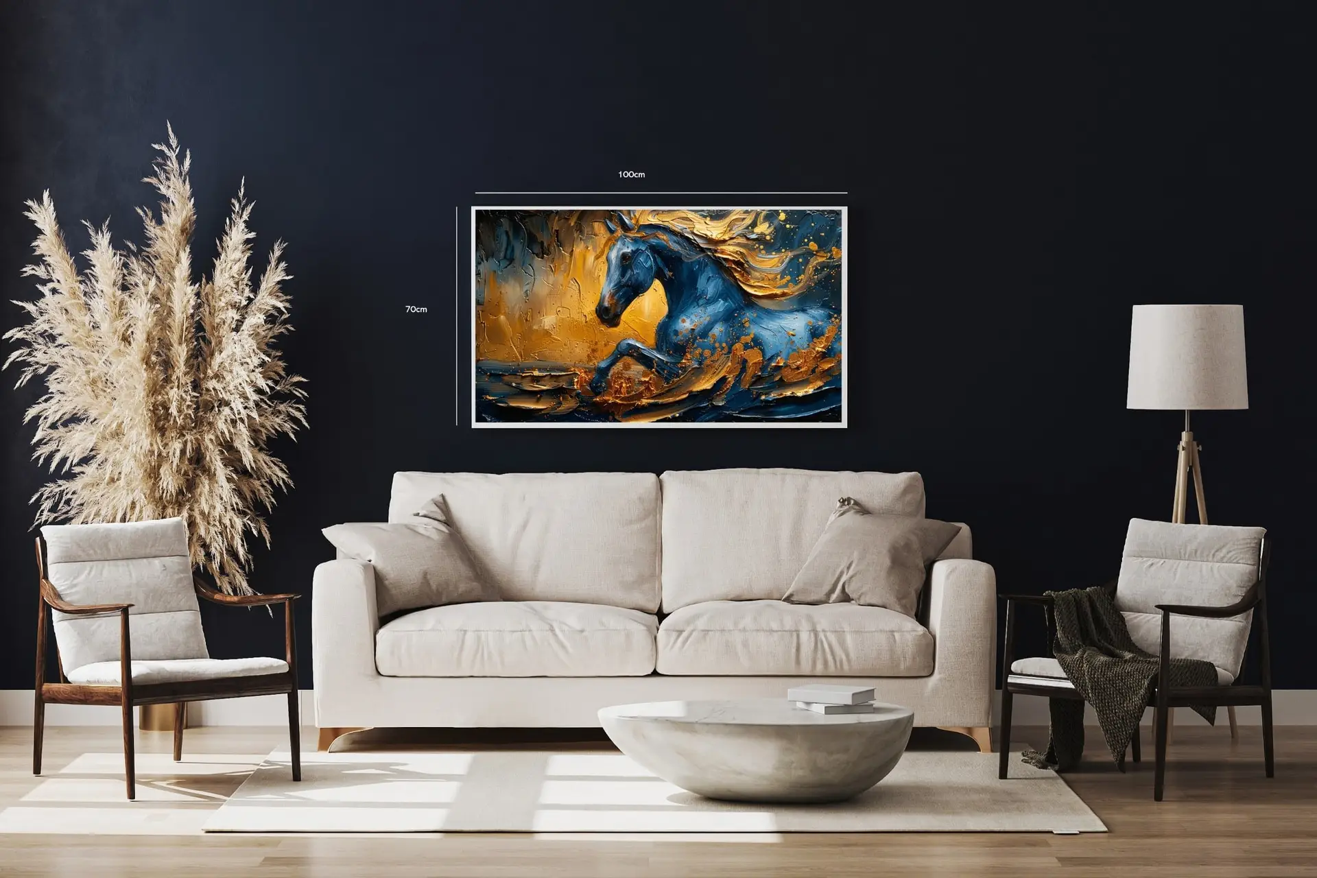 Golden Surge Stallion Plakat