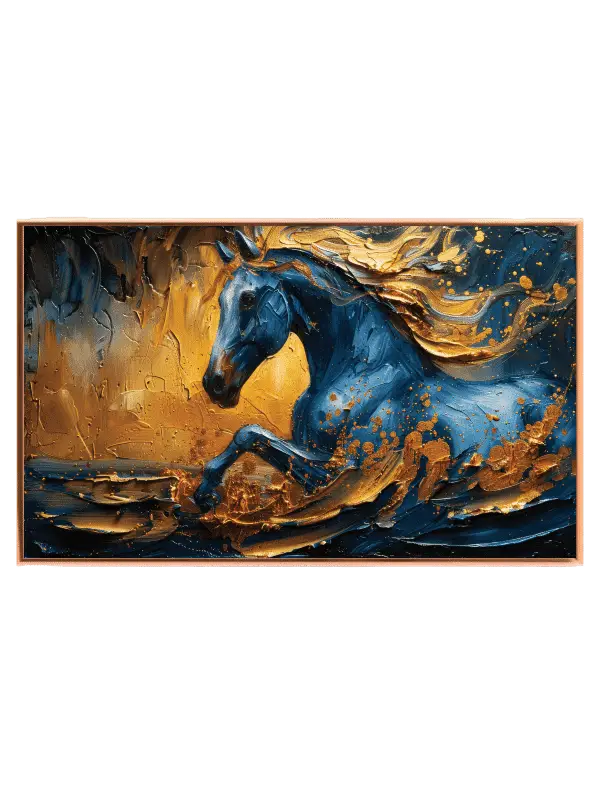Golden Surge Stallion Plakat