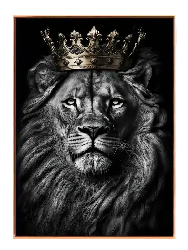 Lion With Crown Plakat