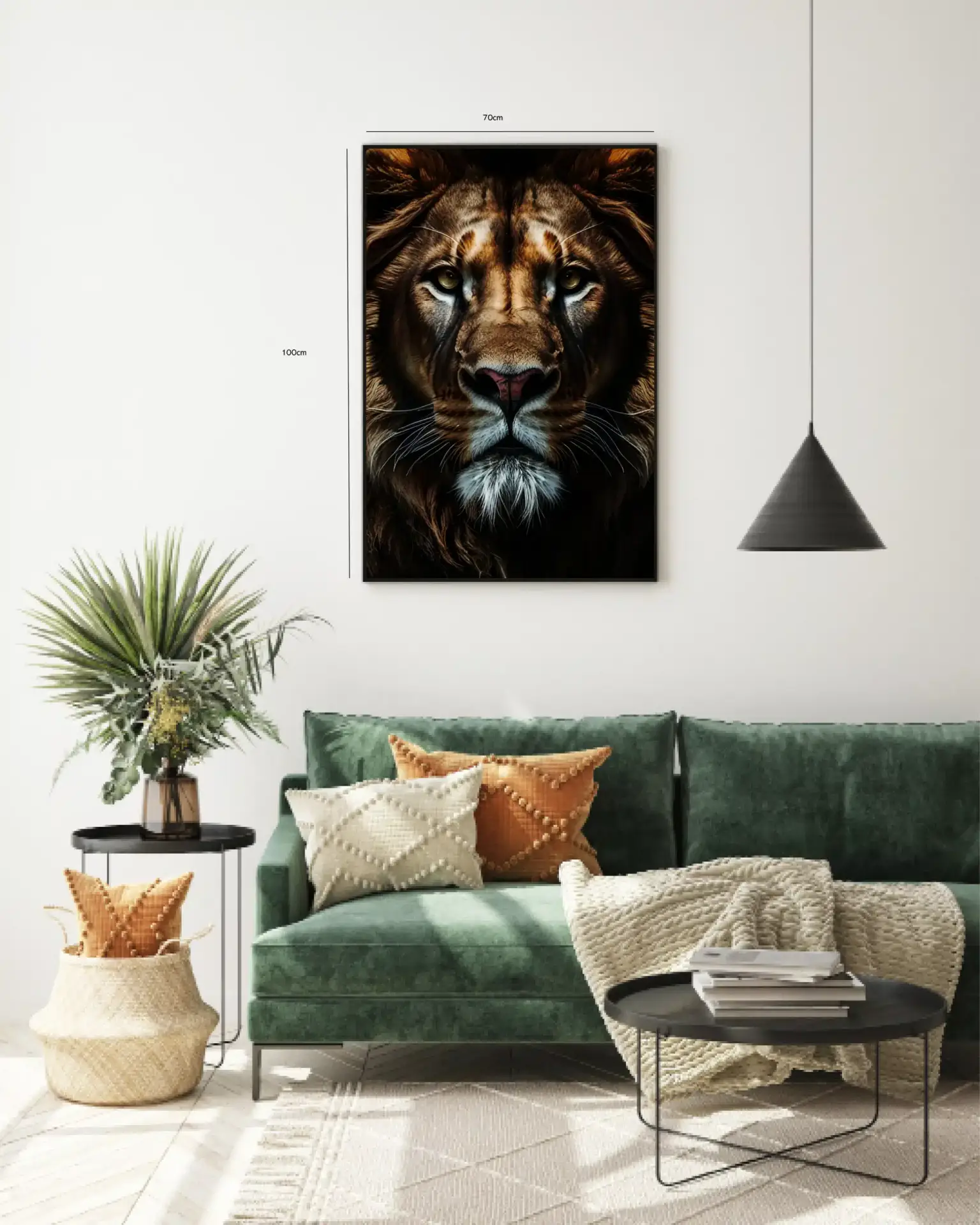 Lion Face IV Plakat