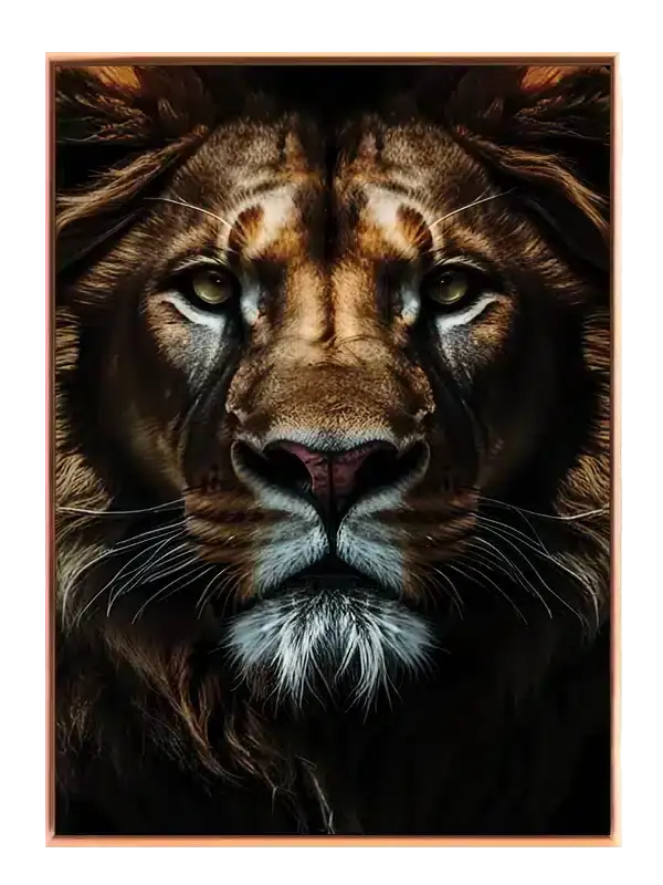 Lion Face IV Plakat
