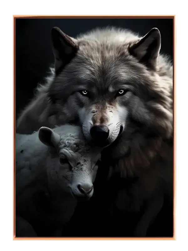 Wolf And Lamb Plakat