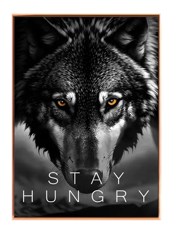 Wolf Close Up Plakat