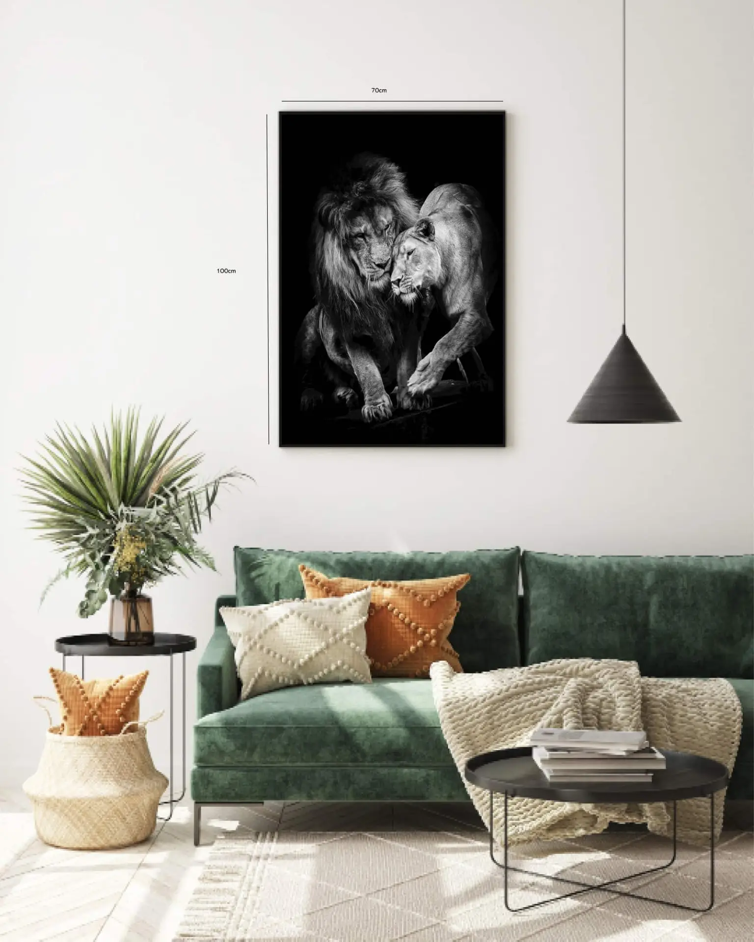 Lion Couple Plakat