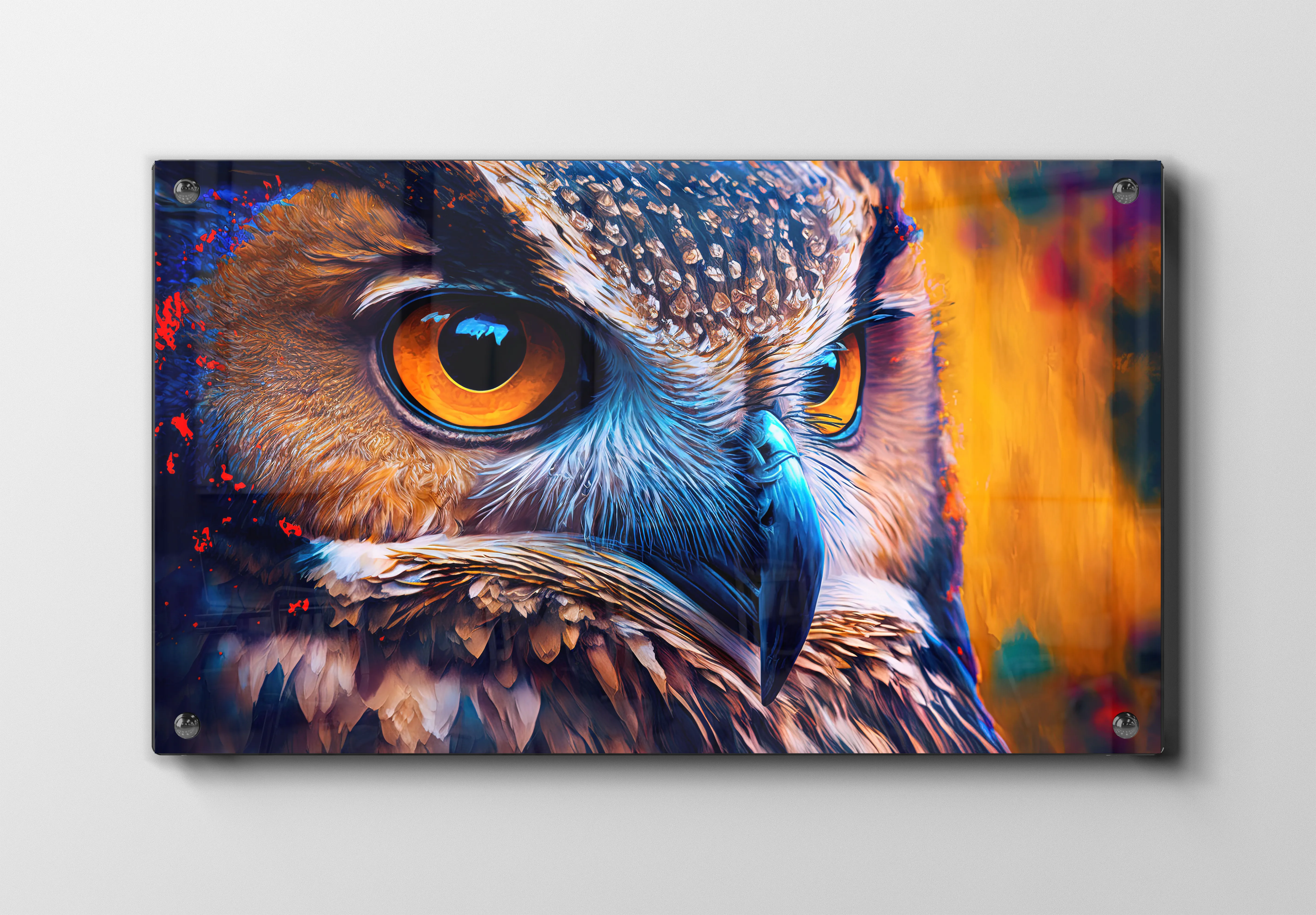 Eagle Owl Closeup Plakat