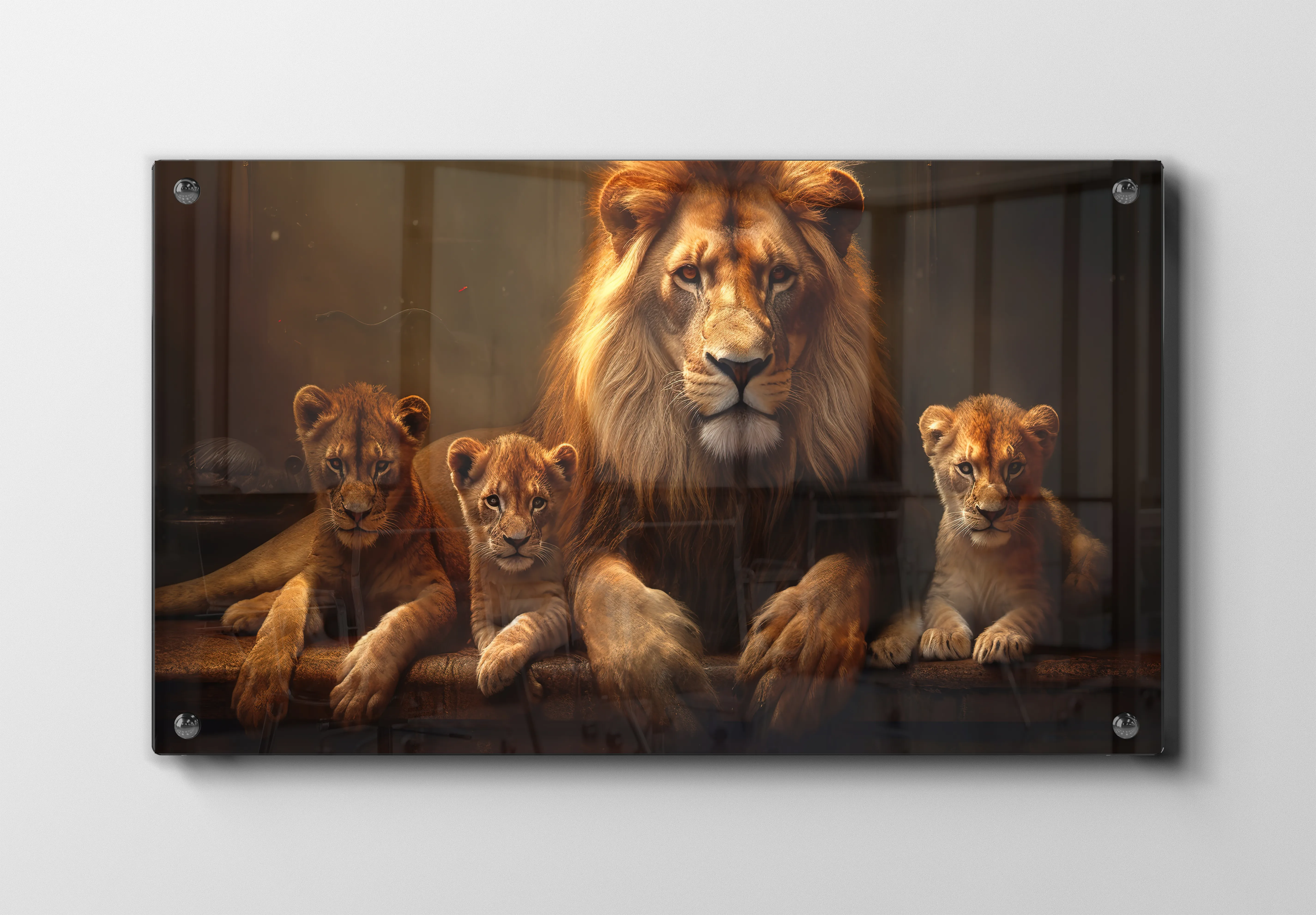 Lion Family Plakat