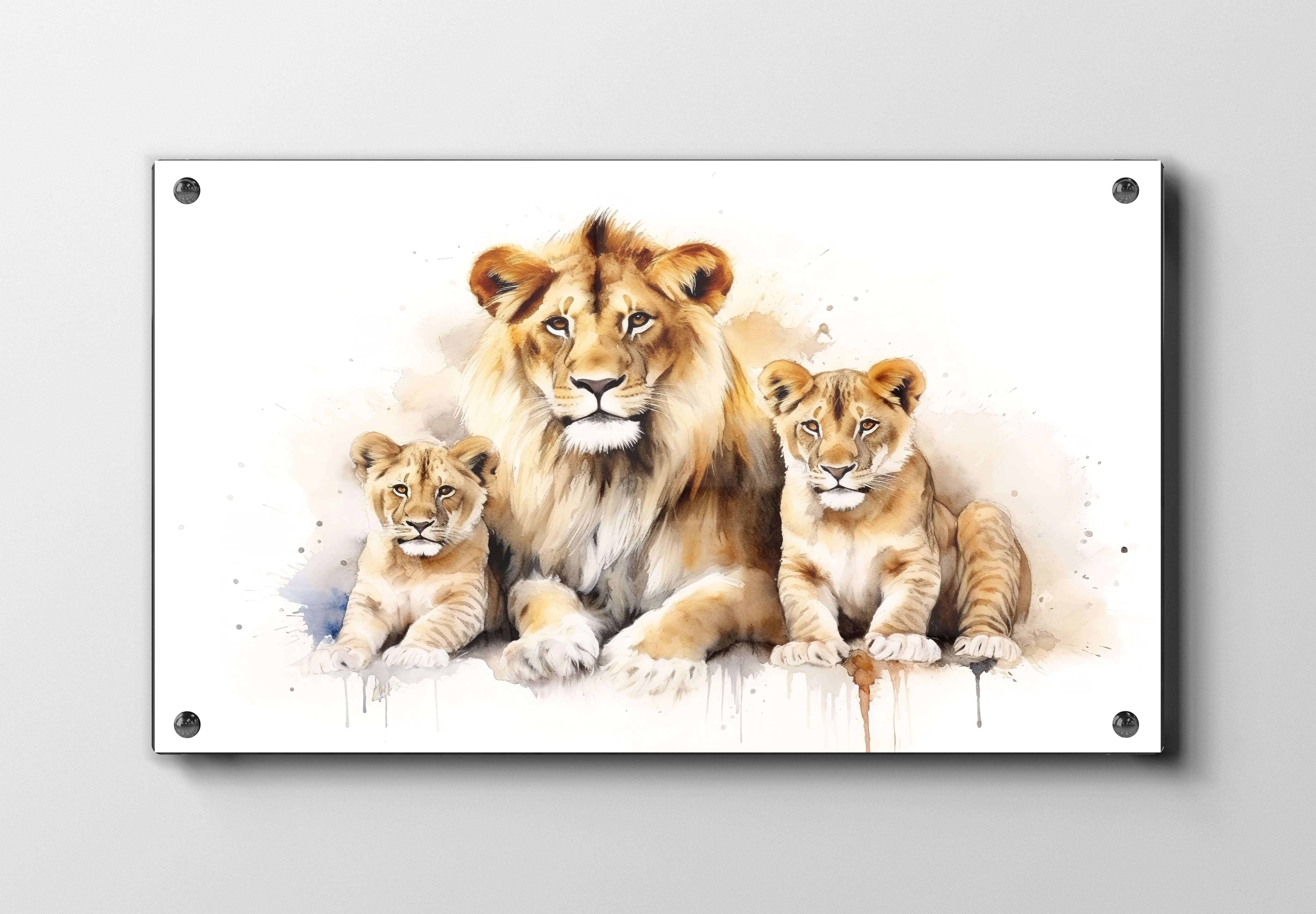 Lion Family No1 Plakat