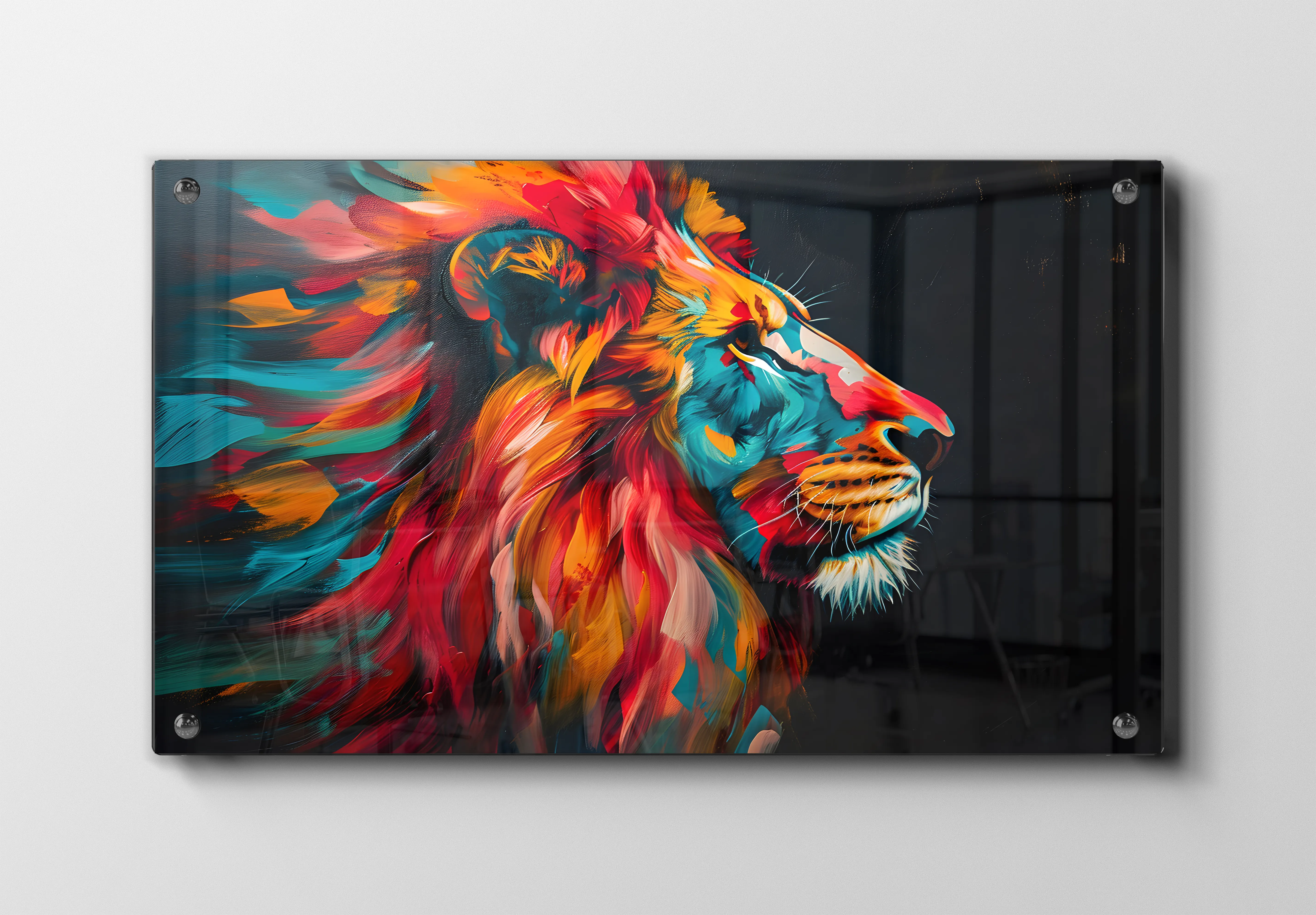 Colorful Lion Plakat