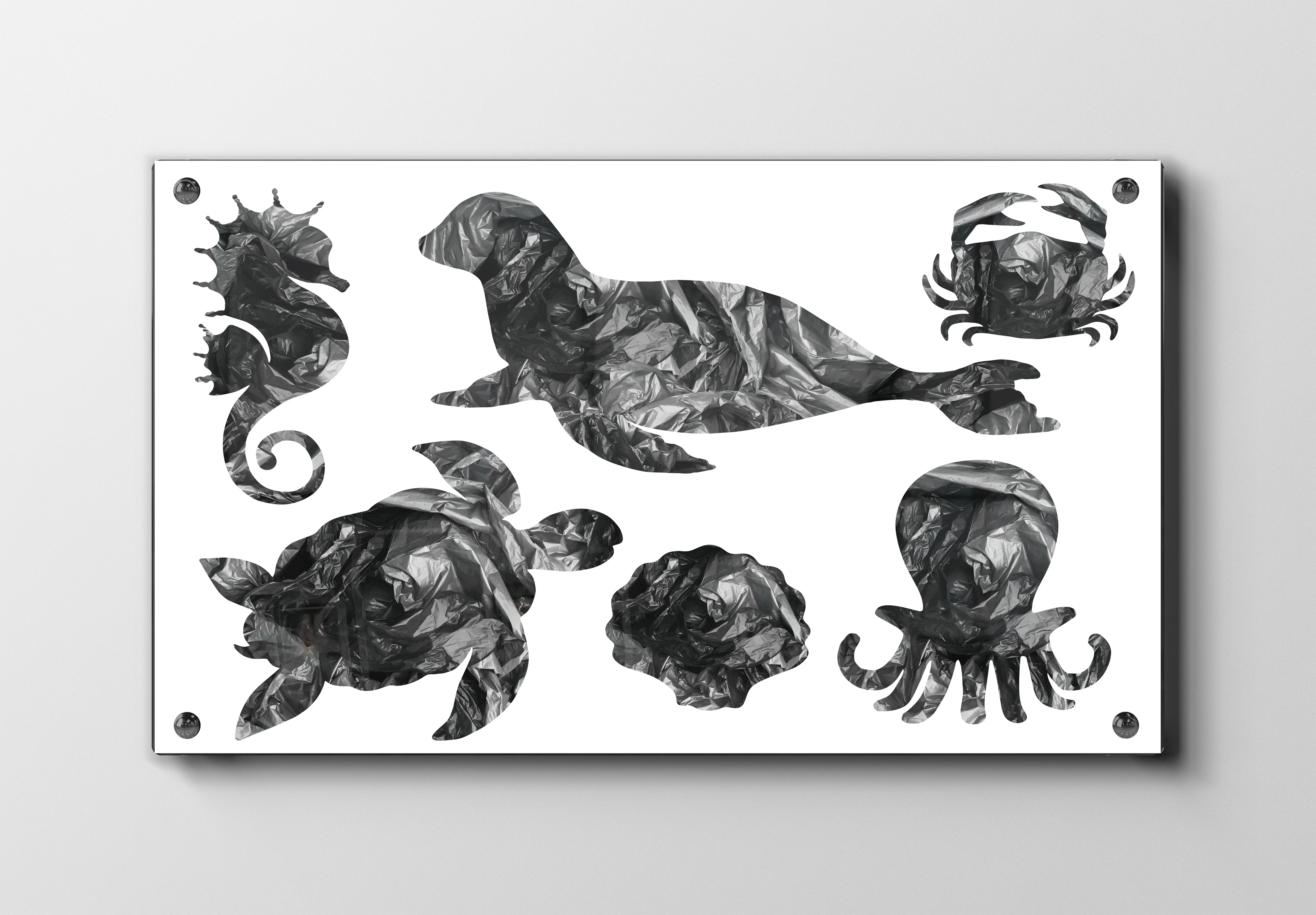 Blæksprutte Sea Otter Plakat