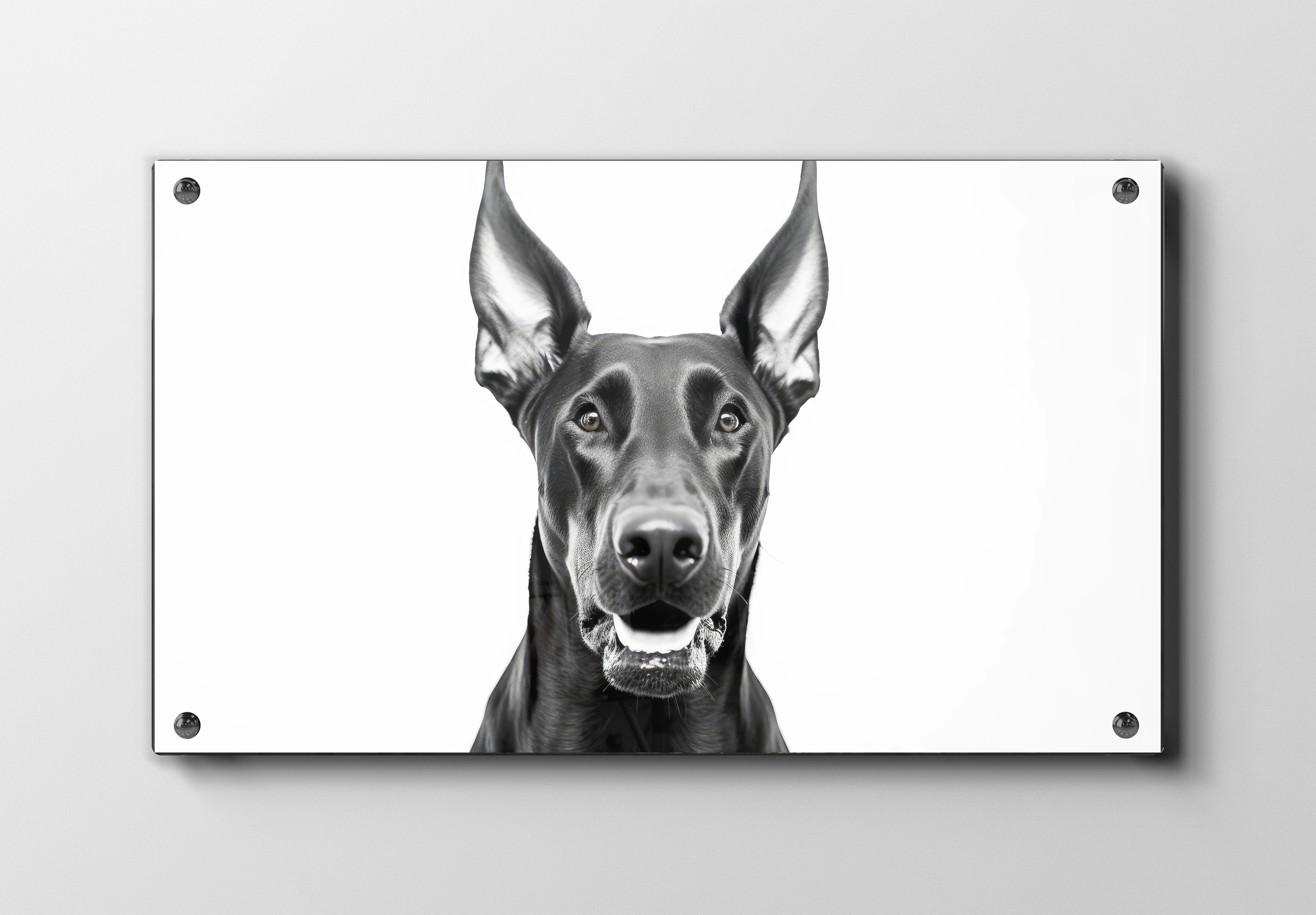 Hund Doberman Plakat