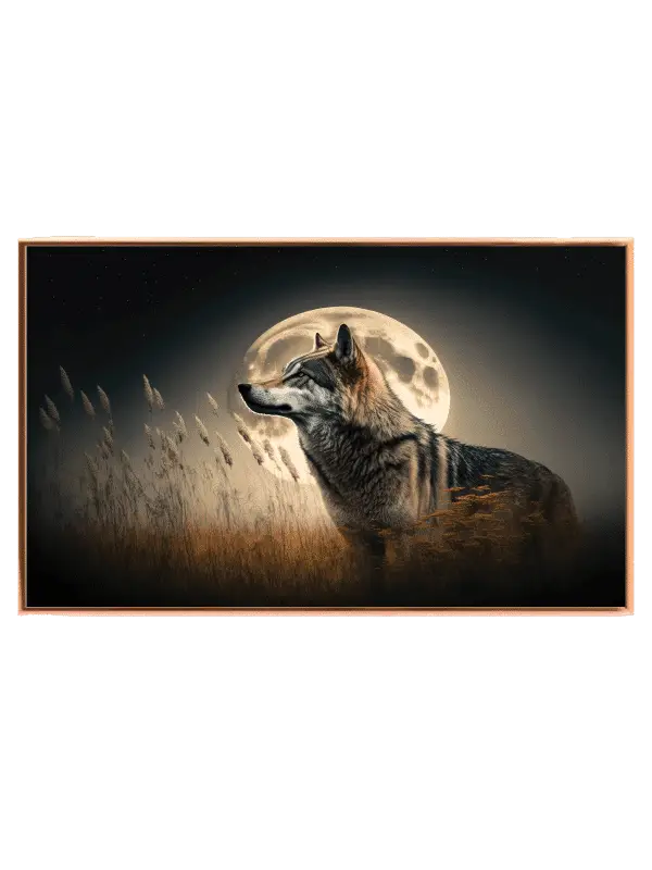 Wolf Full Moon Plakat