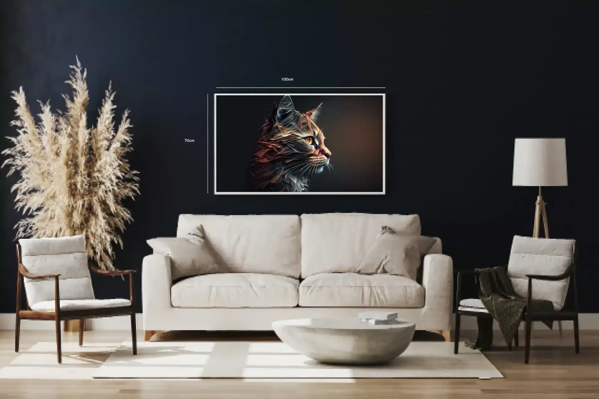 Tabby Cat Profile Plakat