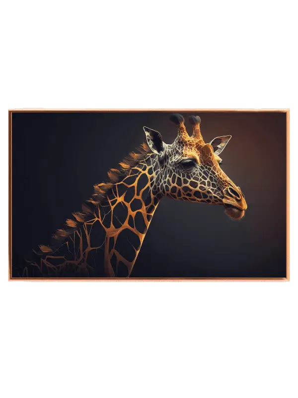 Giraffe Head Plakat