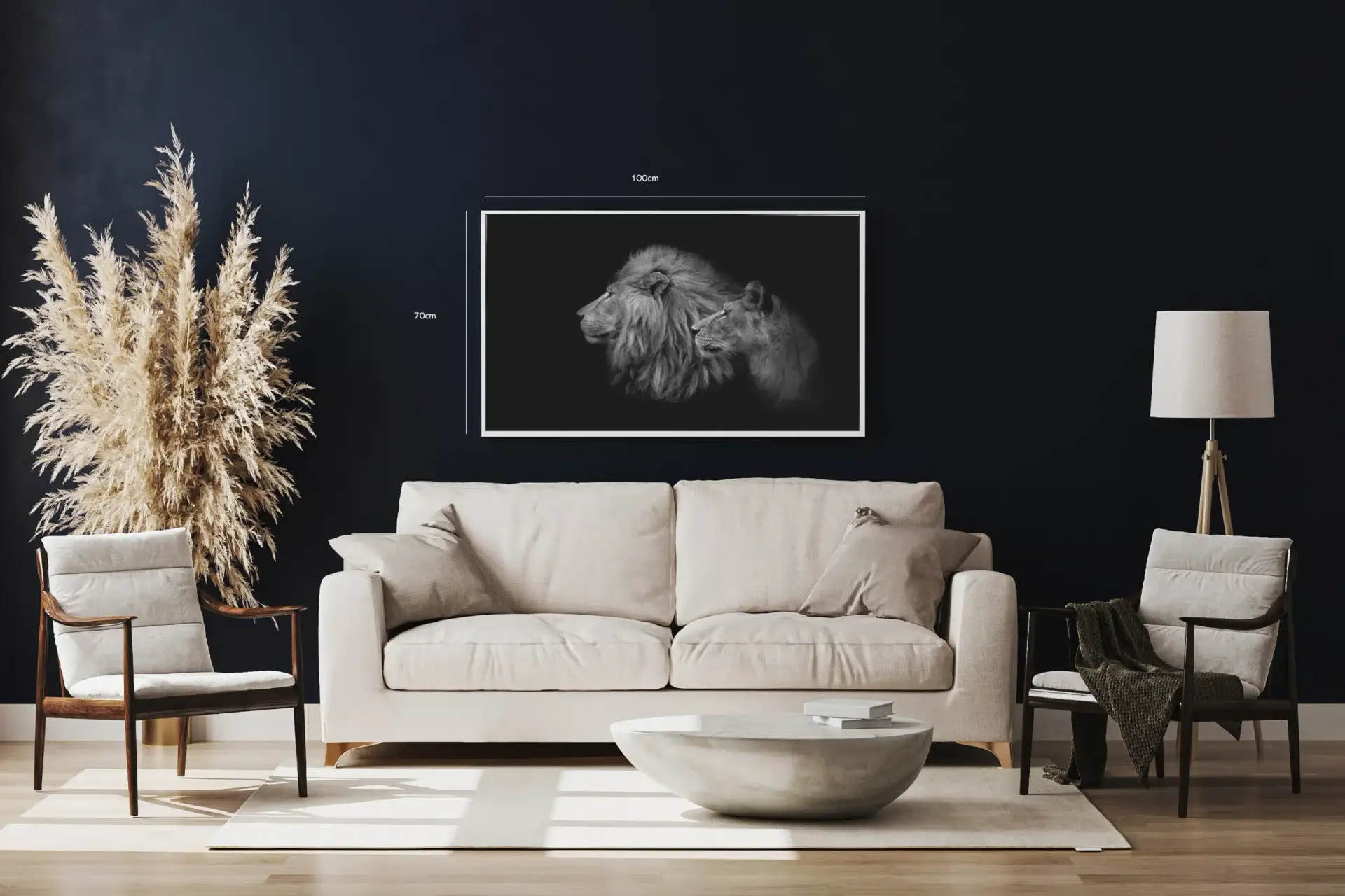 Lion Couple Plakat