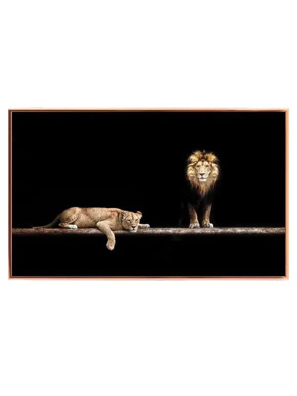 Lion Couple I Plakat