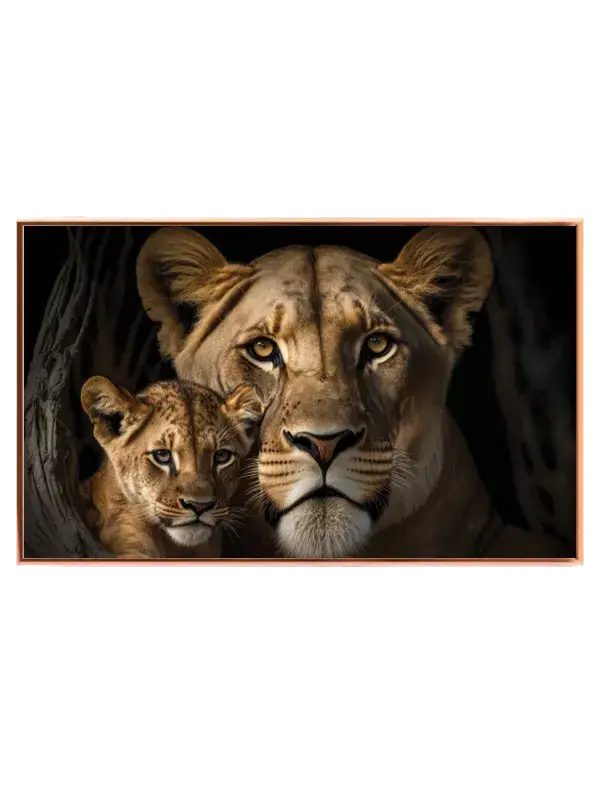 Lioness With Plakat