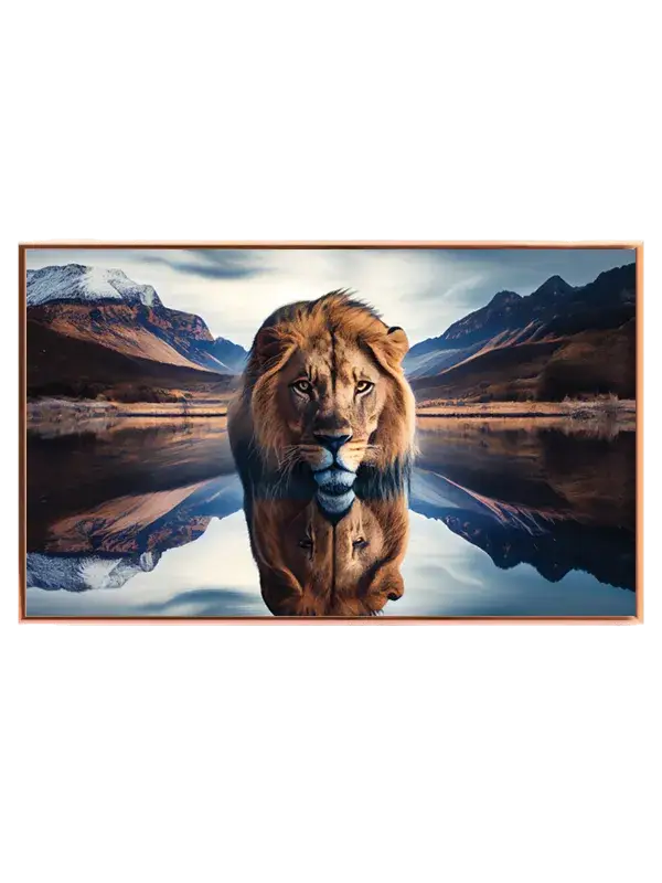 Lion Mountain Reflection Plakat