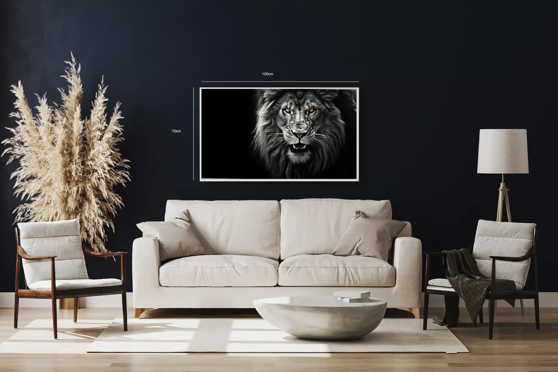 Lion Head Plakat
