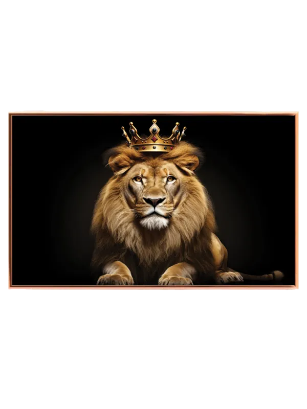 Lion With Crown Plakat