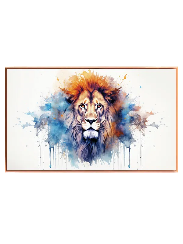 Lion Watercolor Plakat