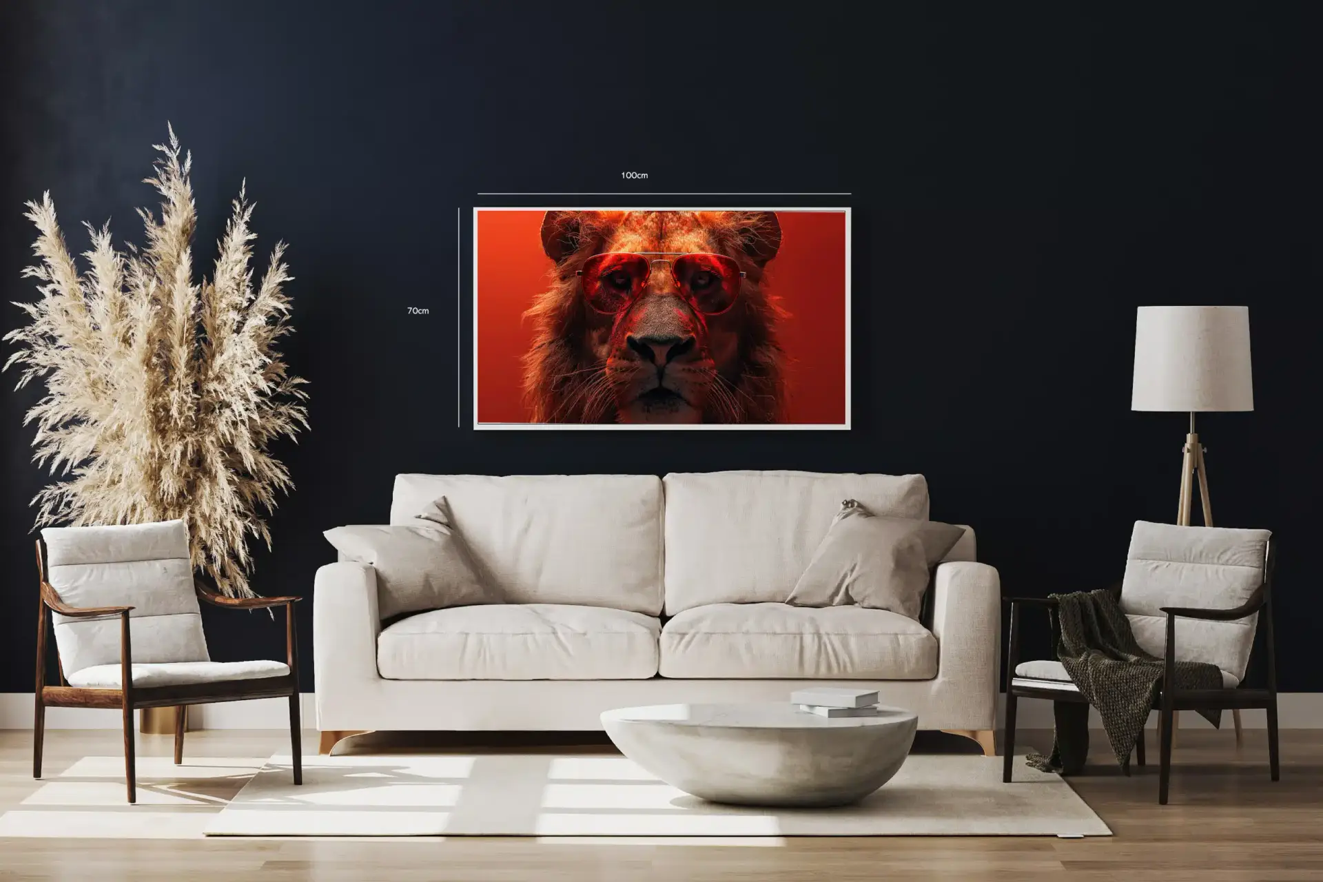 Lion With Sunglasses No2 Plakat