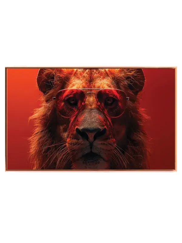 Lion With Sunglasses No2 Plakat