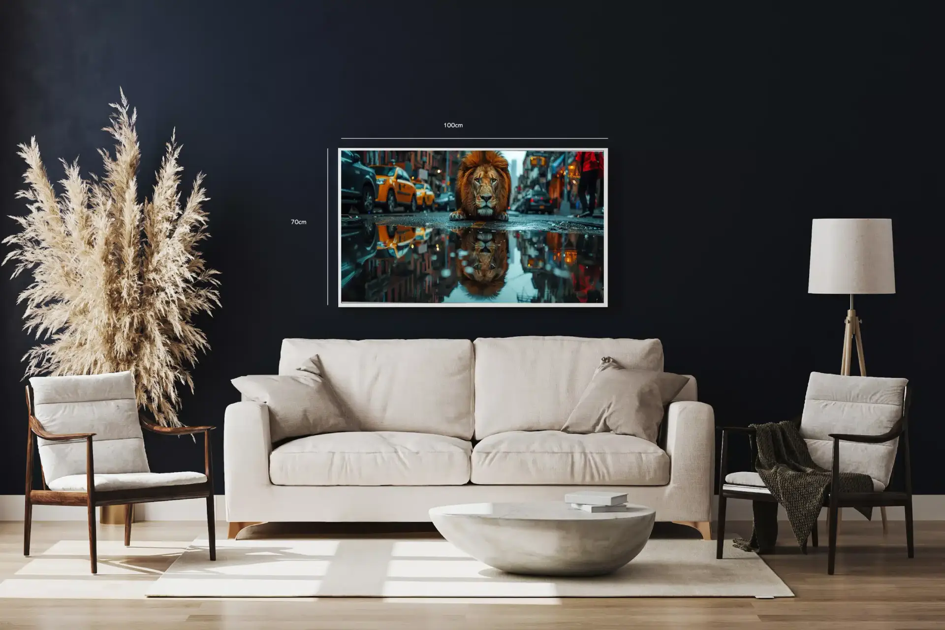 Lion Urban Reflection Plakat