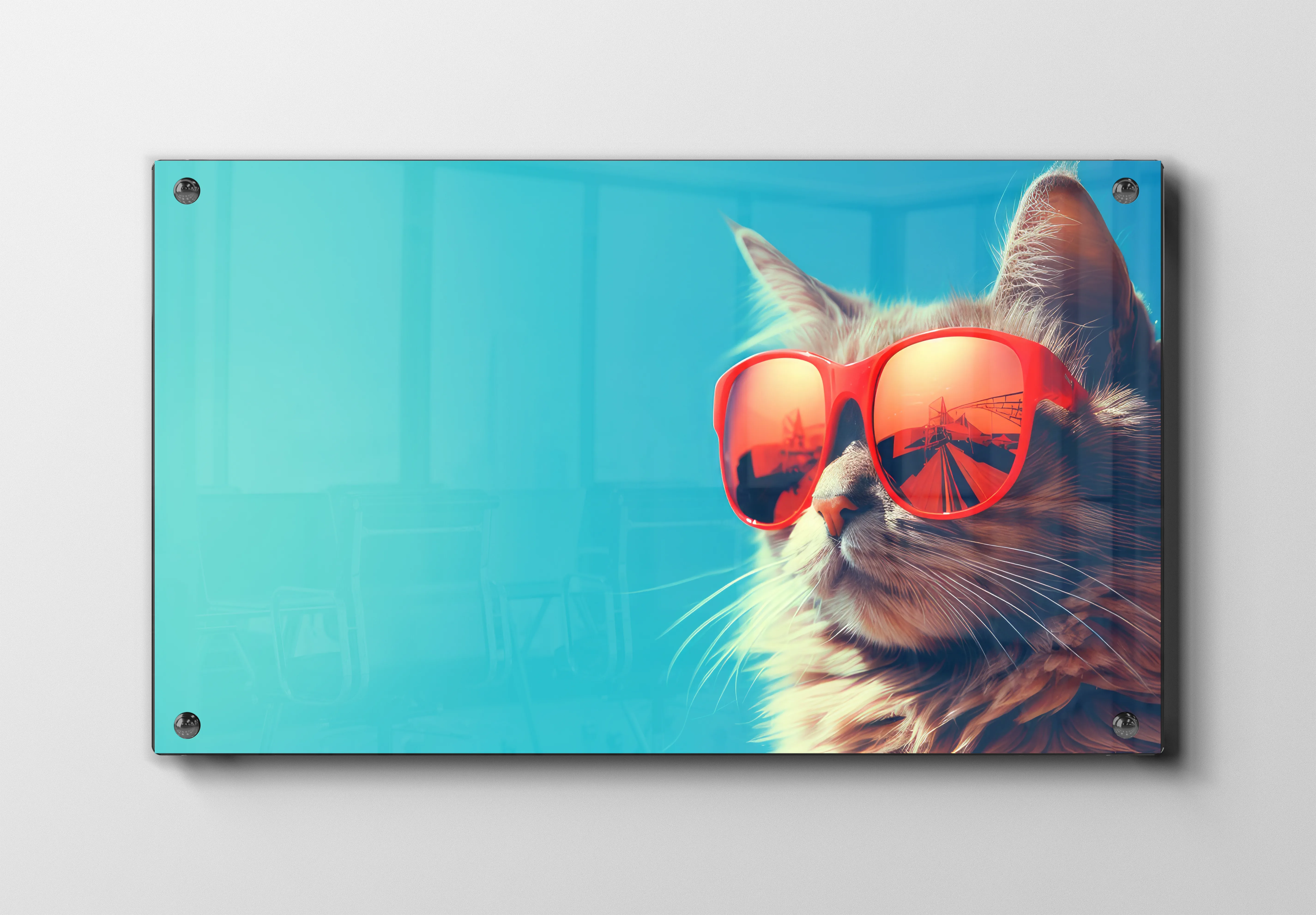 Cat With Sunglasses Plakat