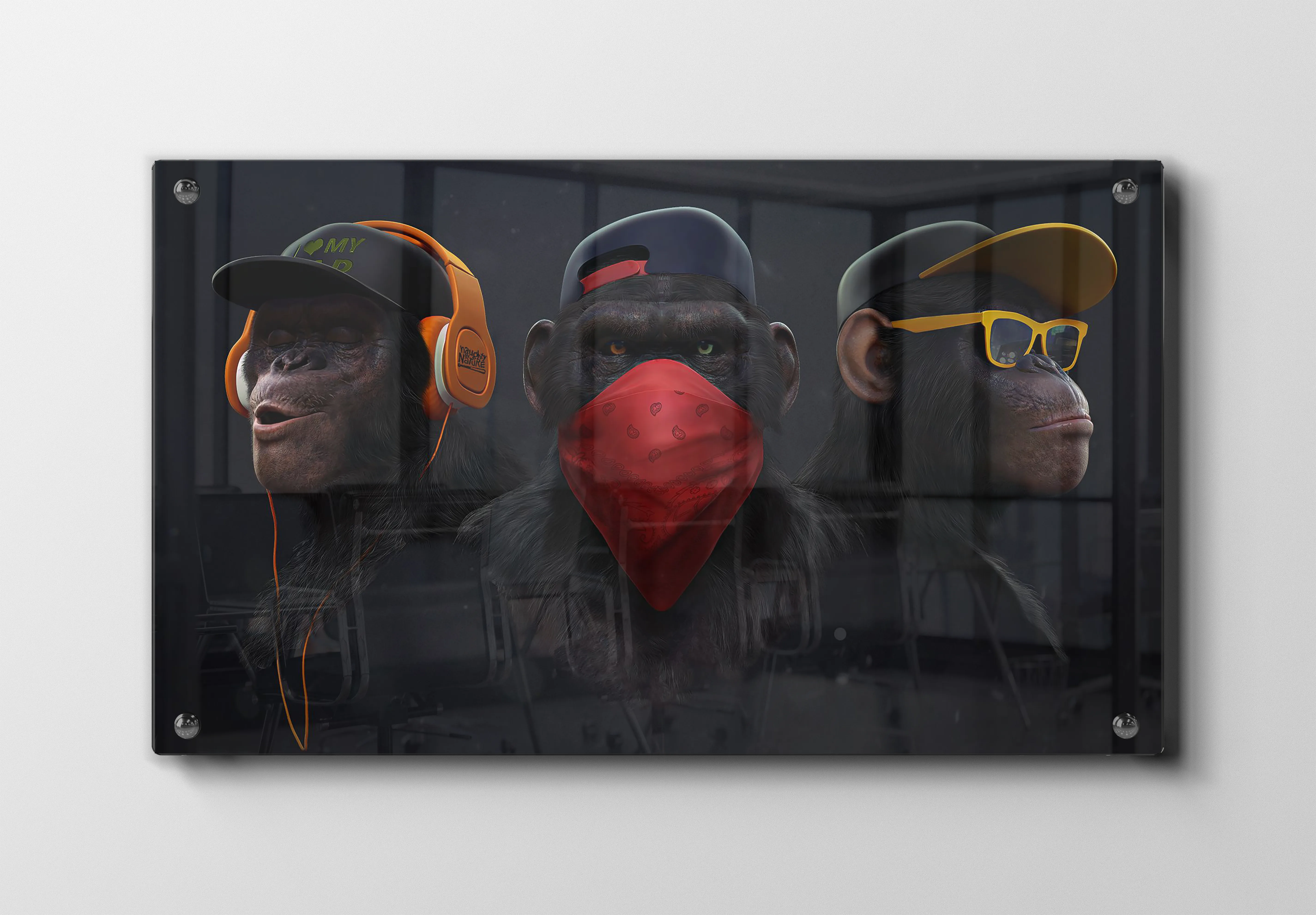 Chimpanzee Trio Plakat