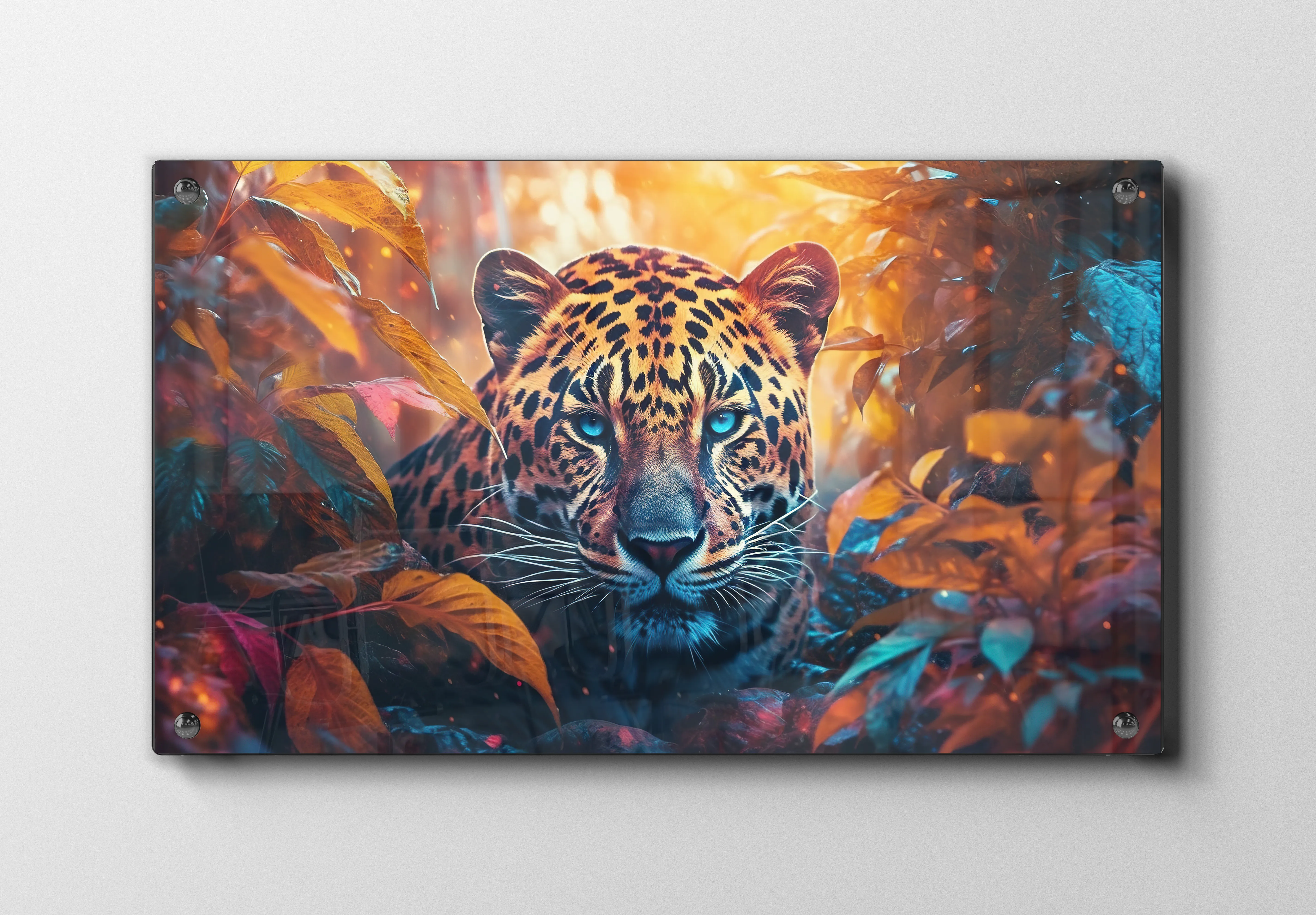 Ko Jaguar In Foliage Plakat