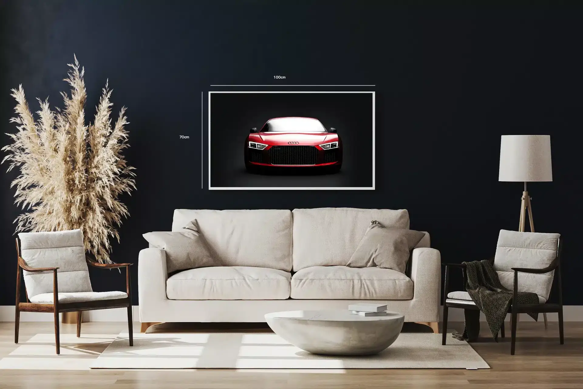 Rød Audi Sportsfront