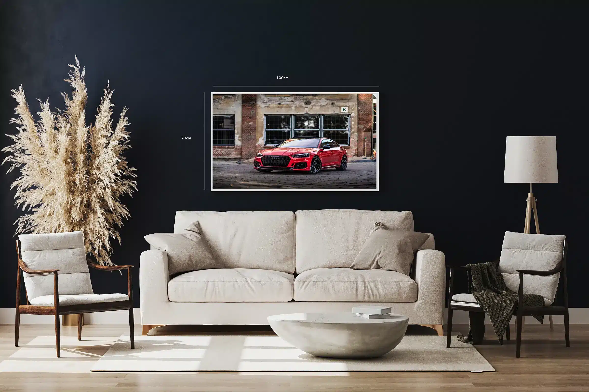 Audi Sporty Rød Coupé