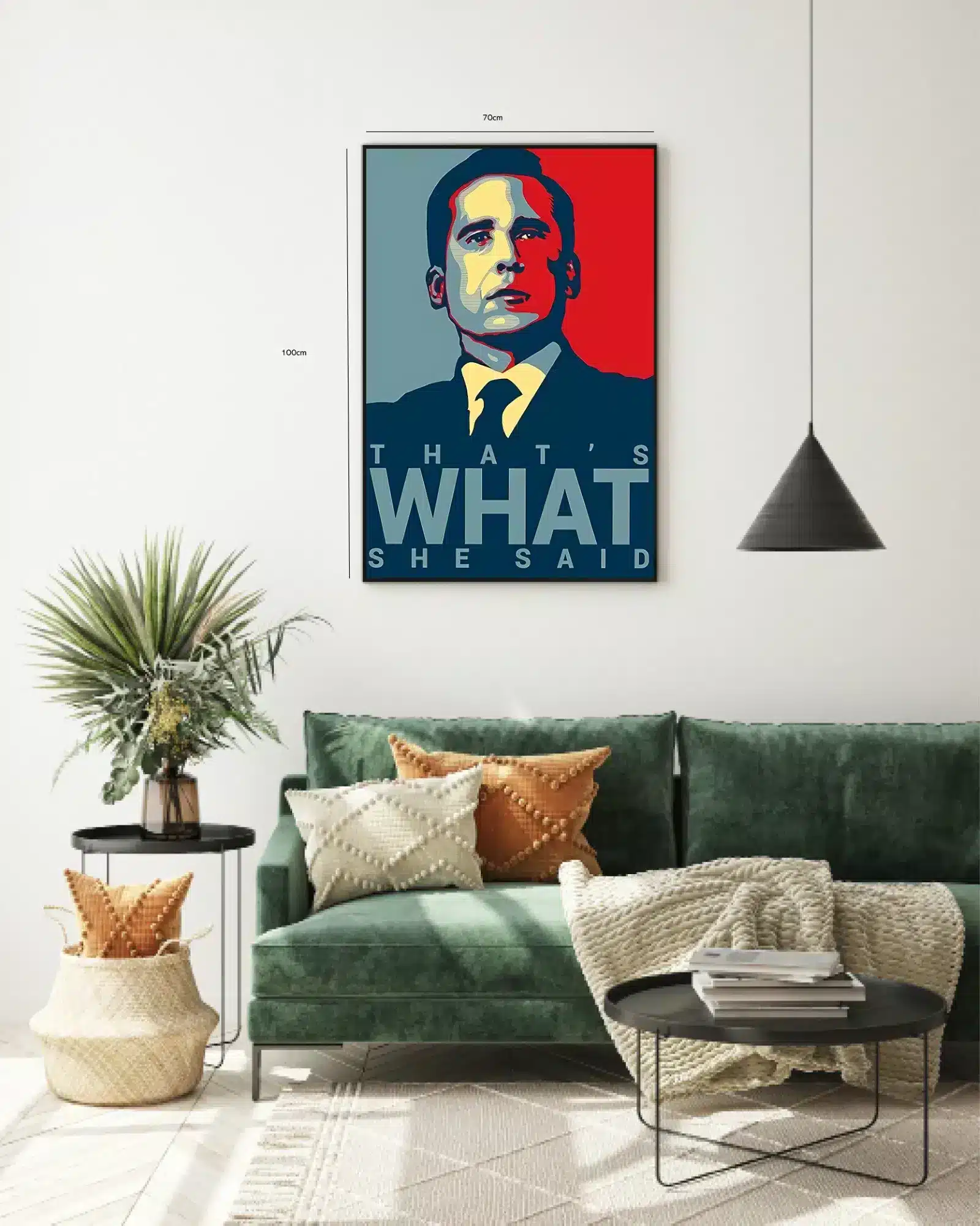 Ikonisk Kontor Citater Plakat