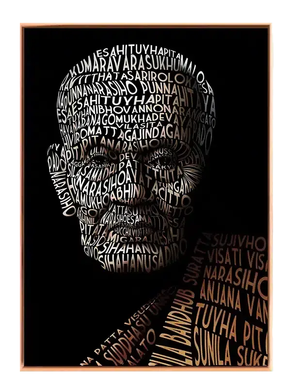 Typografisk Berømtheds Silhuet