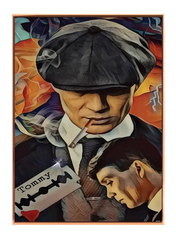 Peaky Blinders Ikonisk Portræt