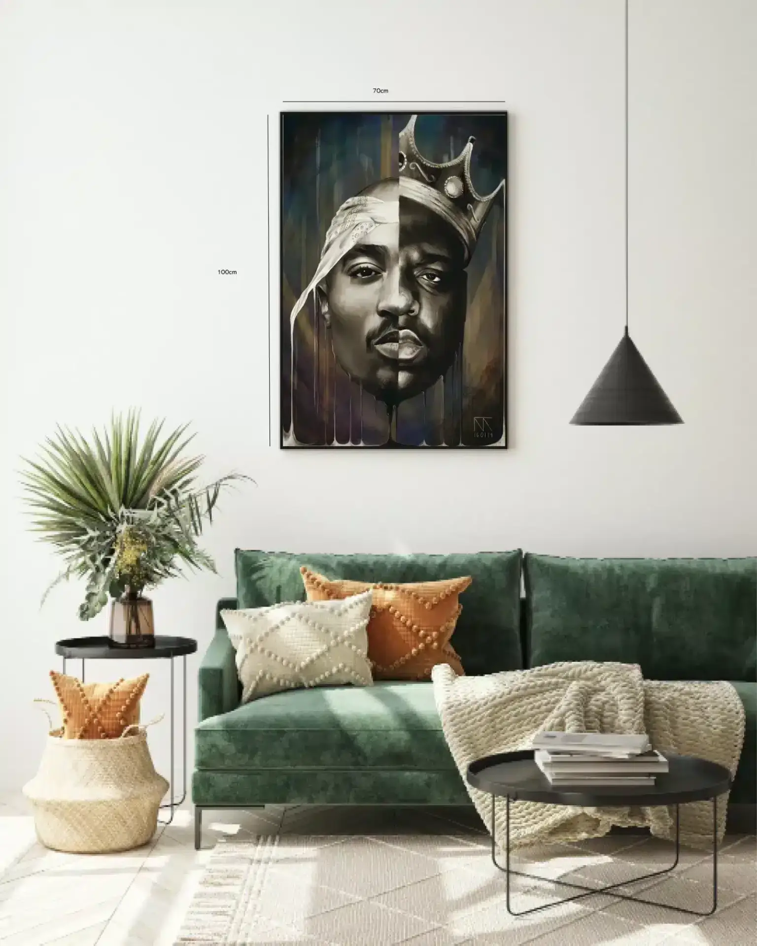 Rap Legends Split Portrait
