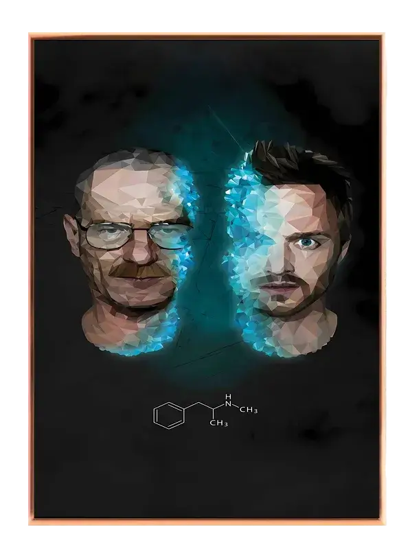 Ikonisk Breaking Bad Portræt