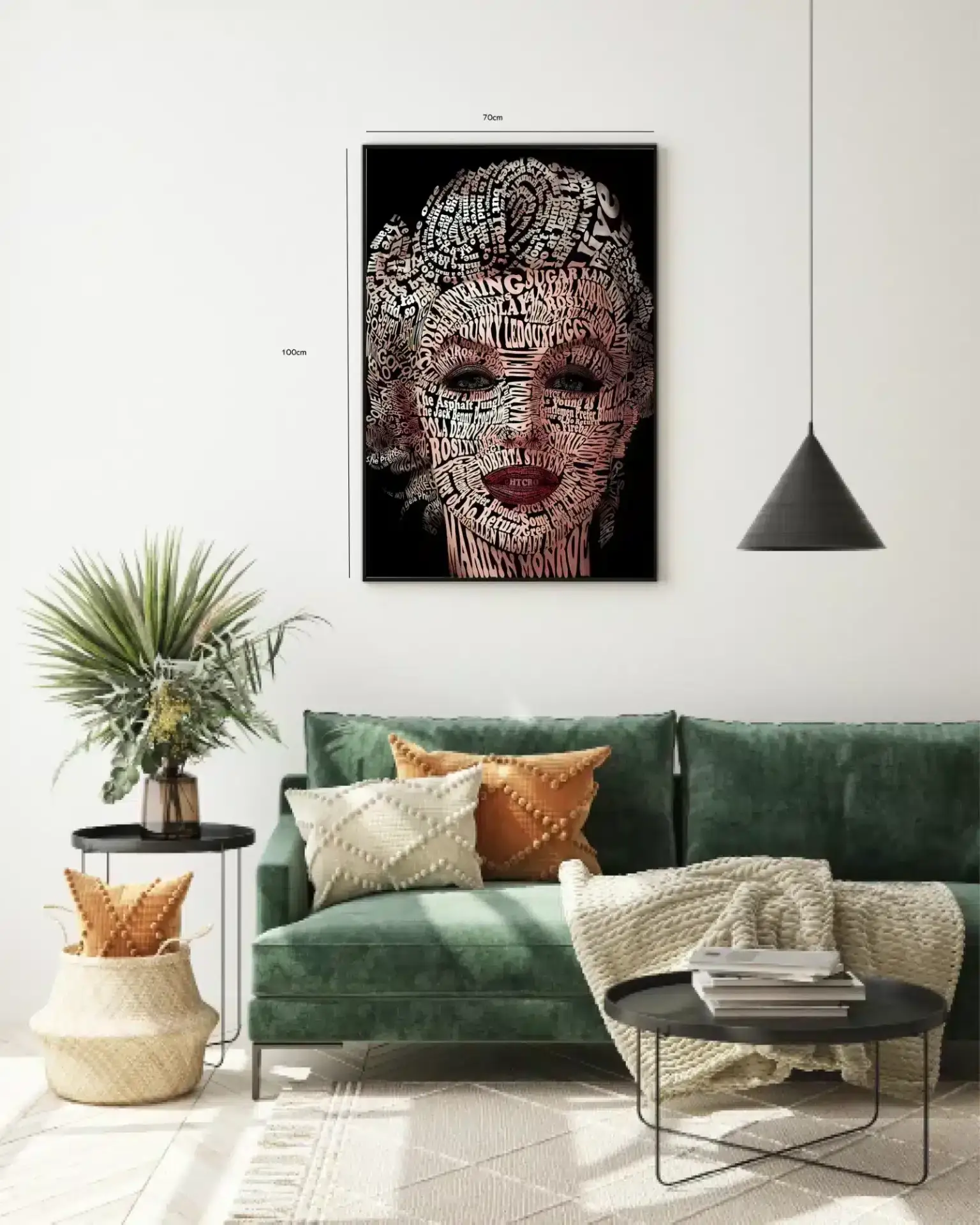 Stiliseret Marilyn Monroe Portræt