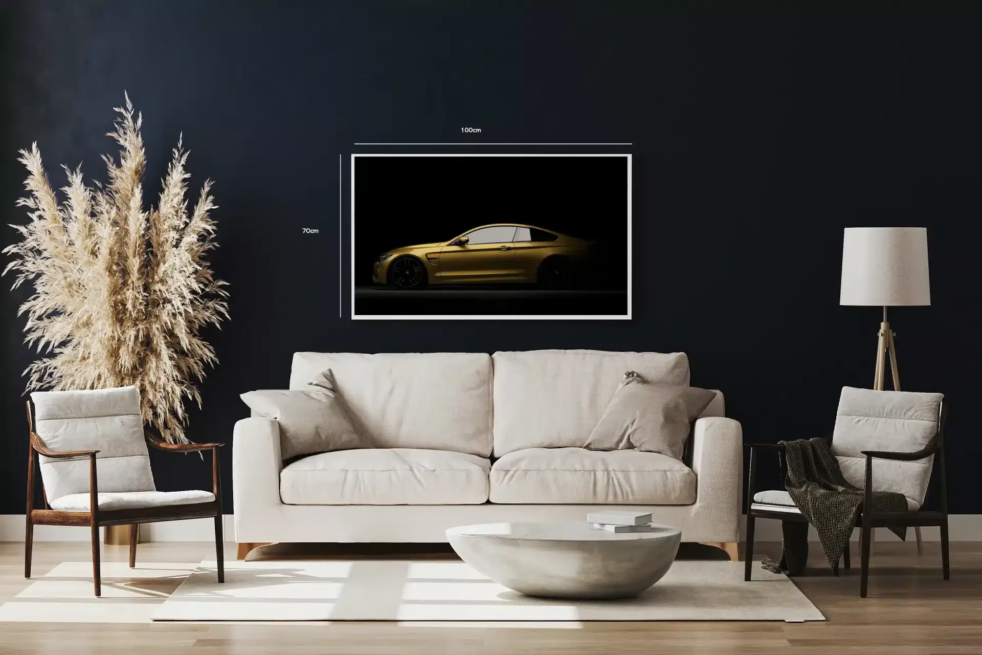 Bmw M4 I Guld Plakat