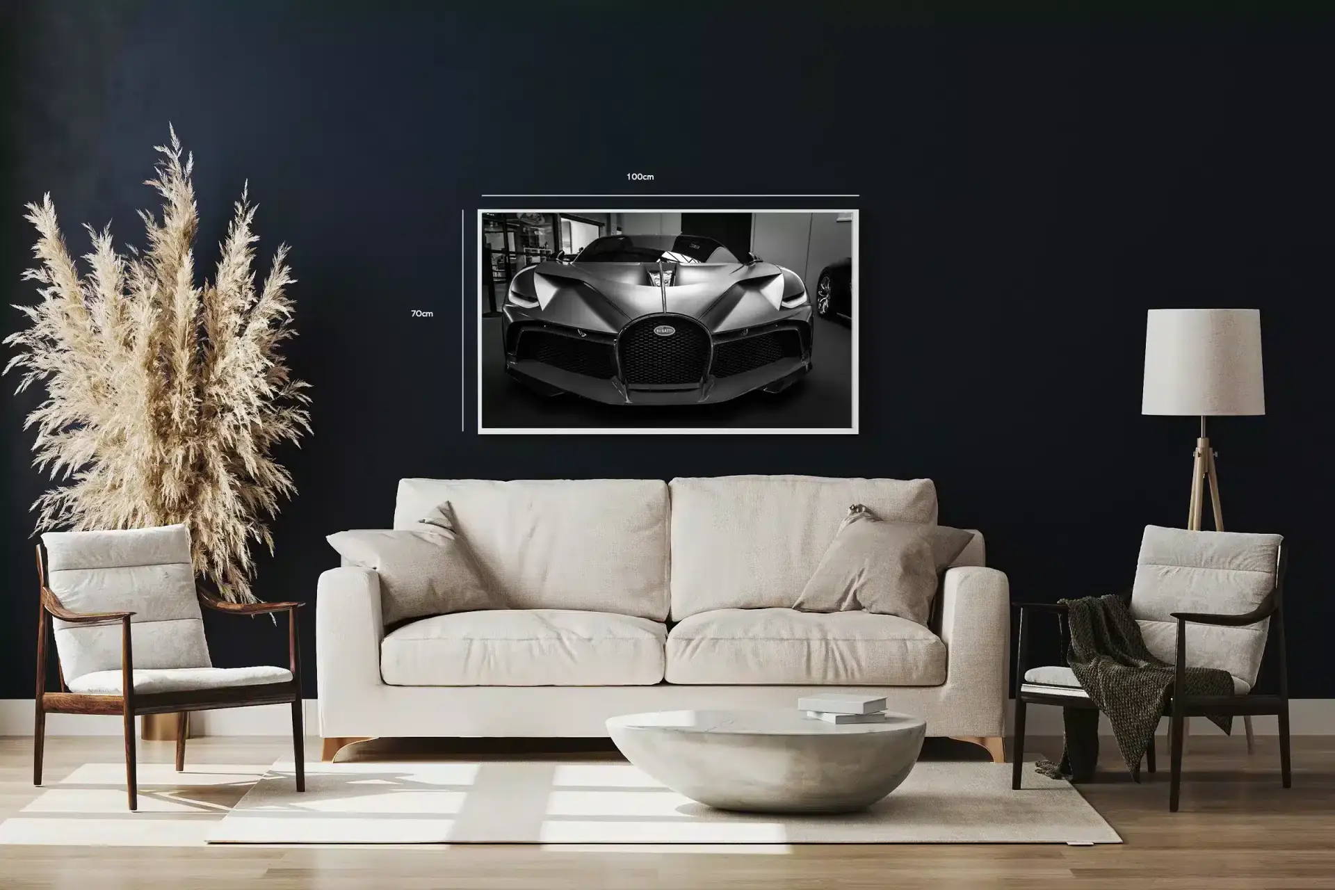 Bugatti Hypercar Front Plakat