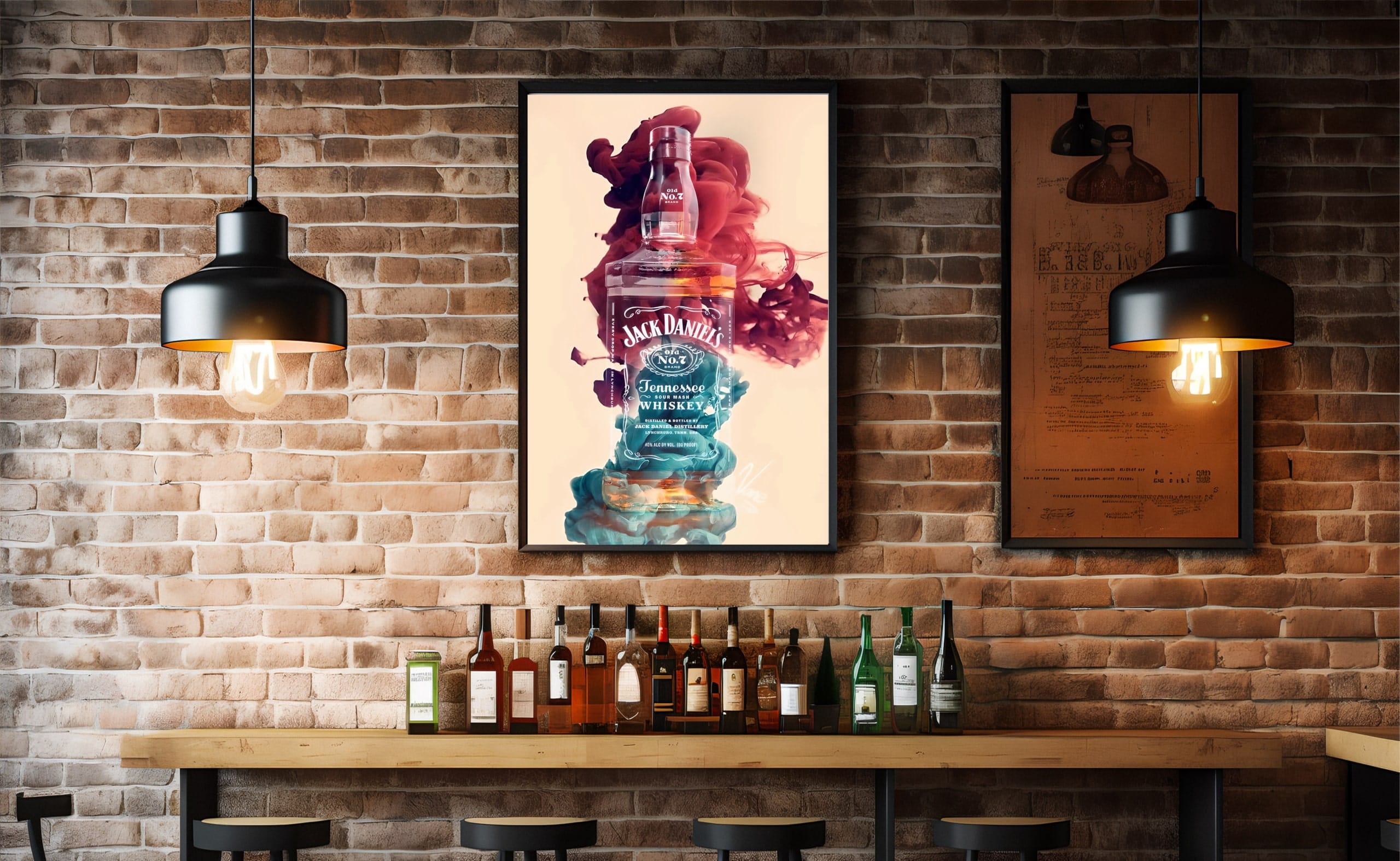 Jack D Abstrakt Plakat