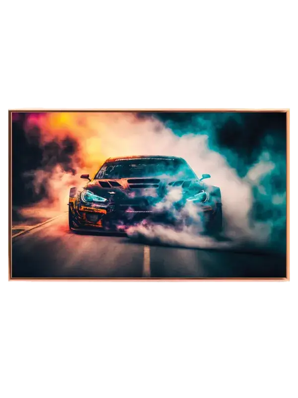 Racing I Røg Plakat