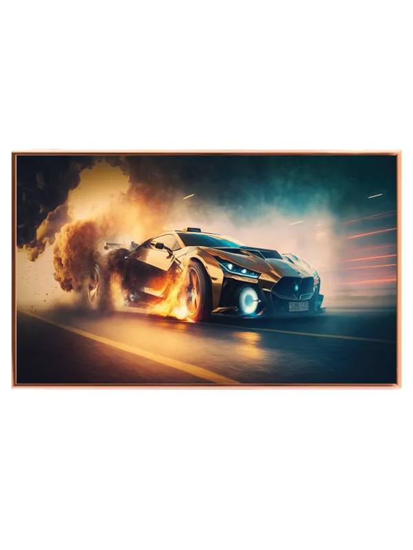 Futuristisk Racercar Plakat