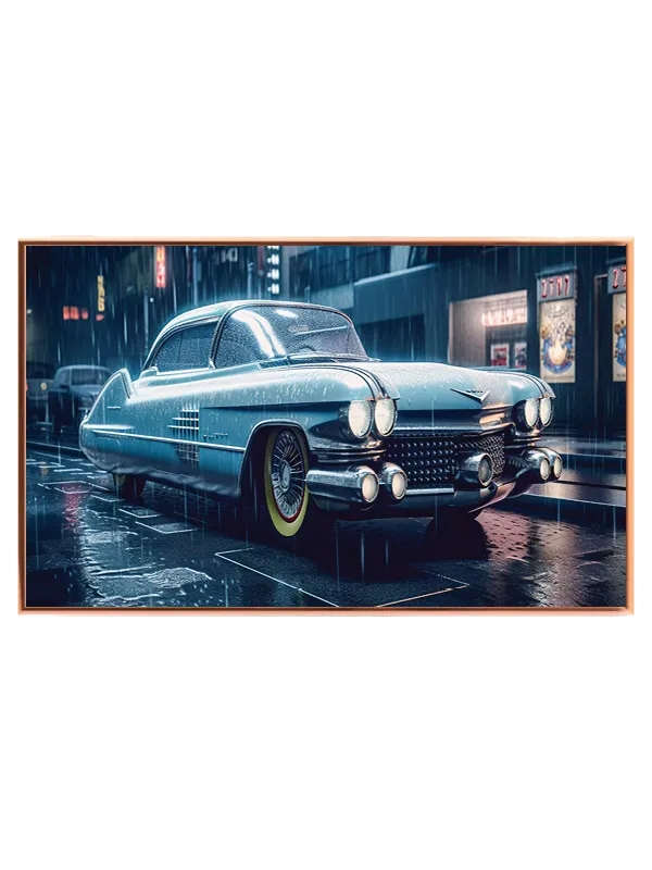 Klassisk Vintage Bil Plakat