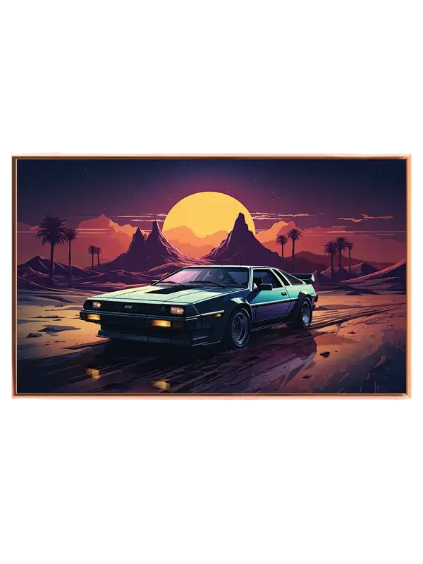 Klassisk Bilkunst Plakat